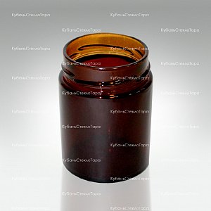 Стеклобанка 0,250 ТВИСТ (66) Deep Ровная (коричневая) банка стеклянная КСТ оптом и по оптовым ценам в Сочи
