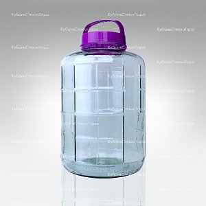 Бутыль (банка) стеклянный "фиолетовая" 20 л оптом и по оптовым ценам в Сочи