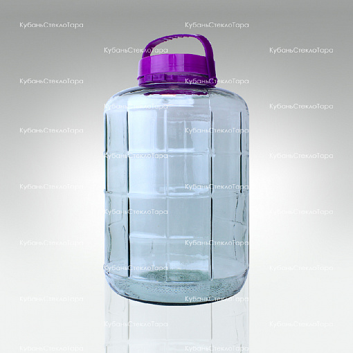 Бутыль (банка) стеклянный "фиолетовая" 20 л оптом и по оптовым ценам в Сочи