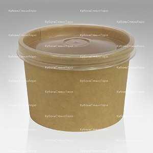 Упаковка для супа 230 мл с пластиковой крышкой оптом и по оптовым ценам в Сочи