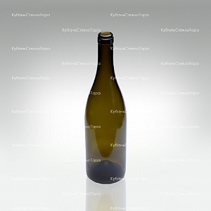 Бутылка 0,750 Бургундия оливковая (20/21/23) стекло оптом и по оптовым ценам в Сочи