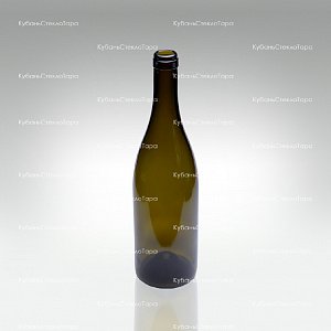 Бутылка 0,750 Бургундия оливковая (20/21/23) стекло оптом и по оптовым ценам в Сочи