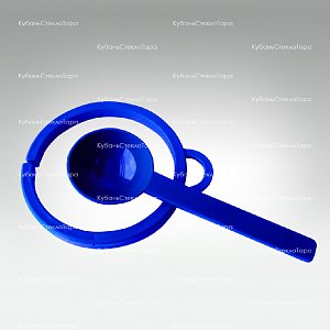 Кольцо и ложка на банку синие (82) оптом и по оптовым ценам в Сочи