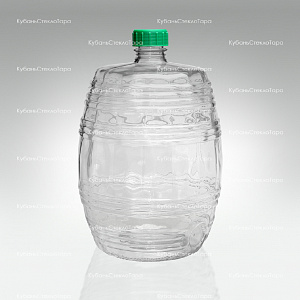 Бутыль 10,0 л Бочонок (прозрачный) стеклянный оптом и по оптовым ценам в Сочи