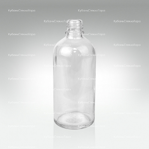 Флакон для капель 0,100 л (18) прозрачное стекло оптом и по оптовым ценам в Сочи