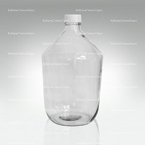 Бутыль 10,0 л Казацкий (прозрачный) стеклянный оптом и по оптовым ценам в Сочи