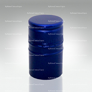 Колпачок алюминиевый (30,5*50) синий  в Сочи оптом и по оптовым ценам