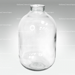 Бутыль 15,0 л (110) прозрачный стеклянный с крышкой оптом и по оптовым ценам в Сочи