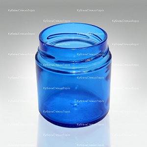 Стеклобанка 0,200  ТВИСТ (66)  Deep (синяя) банка стеклянная КСТ оптом и по оптовым ценам в Сочи