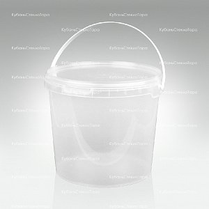 Ведро 5,6 л прозр (ЮП) пластик оптом и по оптовым ценам в Сочи