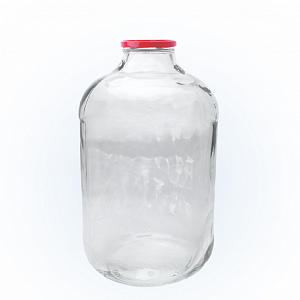 Бутыль  20,0 л стеклянный с крышкой оптом и по оптовым ценам в Сочи
