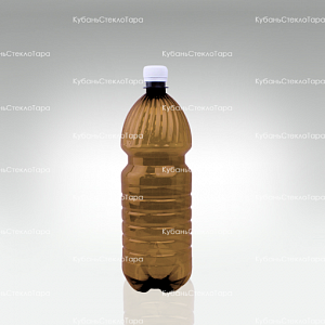 Бутылка ПЭТ 1,0 коричневая с колпачком (28) оптом и по оптовым ценам в Сочи