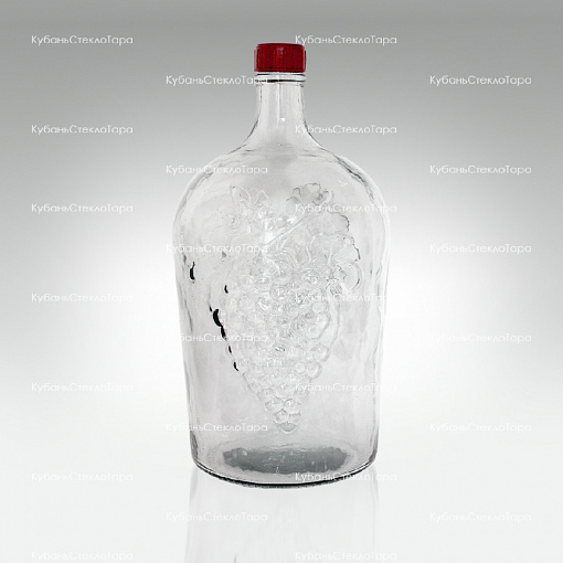 Винная бутылка 5 л (38) стекло с крышкой оптом и по оптовым ценам в Сочи