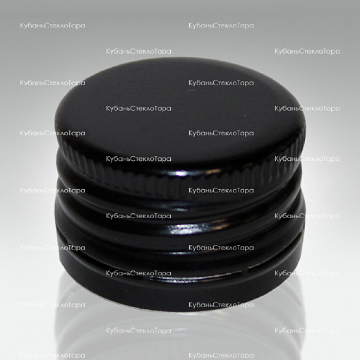 Колпачок алюминиевый с резьбой (25*17) черный в Сочи оптом и по оптовым ценам