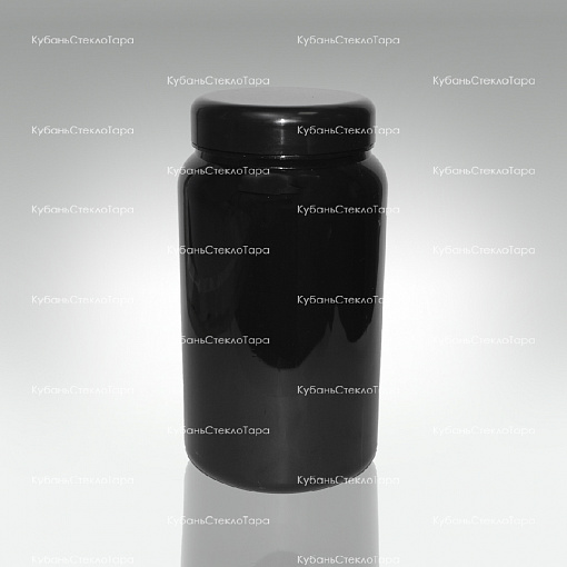 Банка 2 л (100) пластик черная (Б-Ч-2000) оптом и по оптовым ценам в Сочи