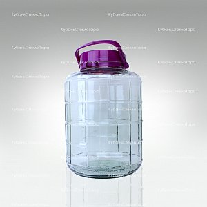 Бутыль (банка) стеклянный "фиолетовая" 12 л оптом и по оптовым ценам в Сочи