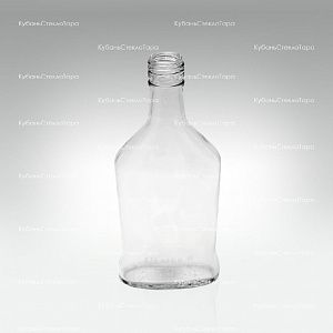 Бутылка 0,250 л "Фляжка"  (28) стекло оптом и по оптовым ценам в Сочи