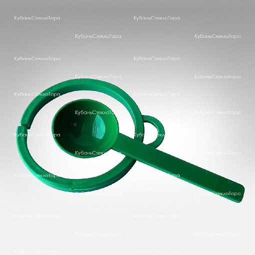 Кольцо и ложка на банку зеленые (82) оптом и по оптовым ценам в Сочи