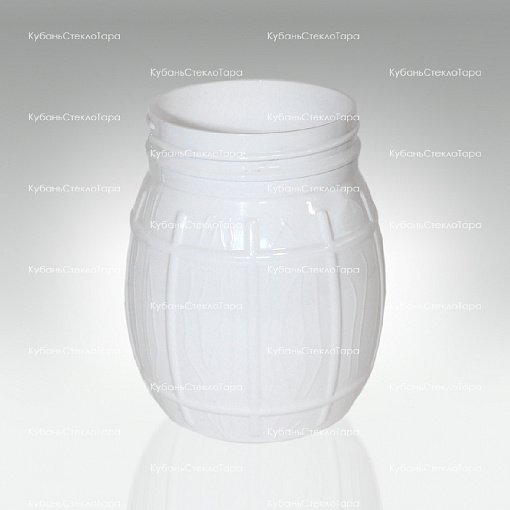 Пластик Бочонок 0,500 (82) Белый оптом и по оптовым ценам в Сочи