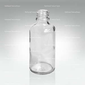 Флакон для капель 0,050 л (18) прозрачное стекло оптом и по оптовым ценам в Сочи