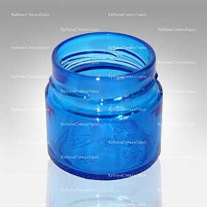 Стеклобанка 0,100 ТВИСТ (58) Deep Ровная (синяя) банка стеклянная оптом и по оптовым ценам в Сочи