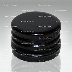 Колпачок алюминиевый с резьбой (28*18) черный в Сочи оптом и по оптовым ценам