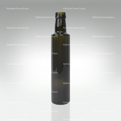 Бутылка 0,250  (31,5)"DORIKA" оливковая стекло оптом и по оптовым ценам в Сочи