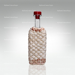 Бутылка 0,500 л. «Хуторок» (Оплетенная) стекло оптом и по оптовым ценам в Сочи