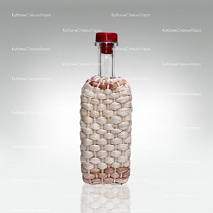 Бутылка 0,500 л. «Хуторок» (Оплетенная) стекло оптом и по оптовым ценам в Сочи