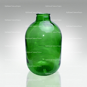 Бутыль СКО 10л (зеленый) стеклянный оптом и по оптовым ценам в Сочи